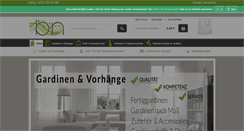 Desktop Screenshot of gardinen-shop.org